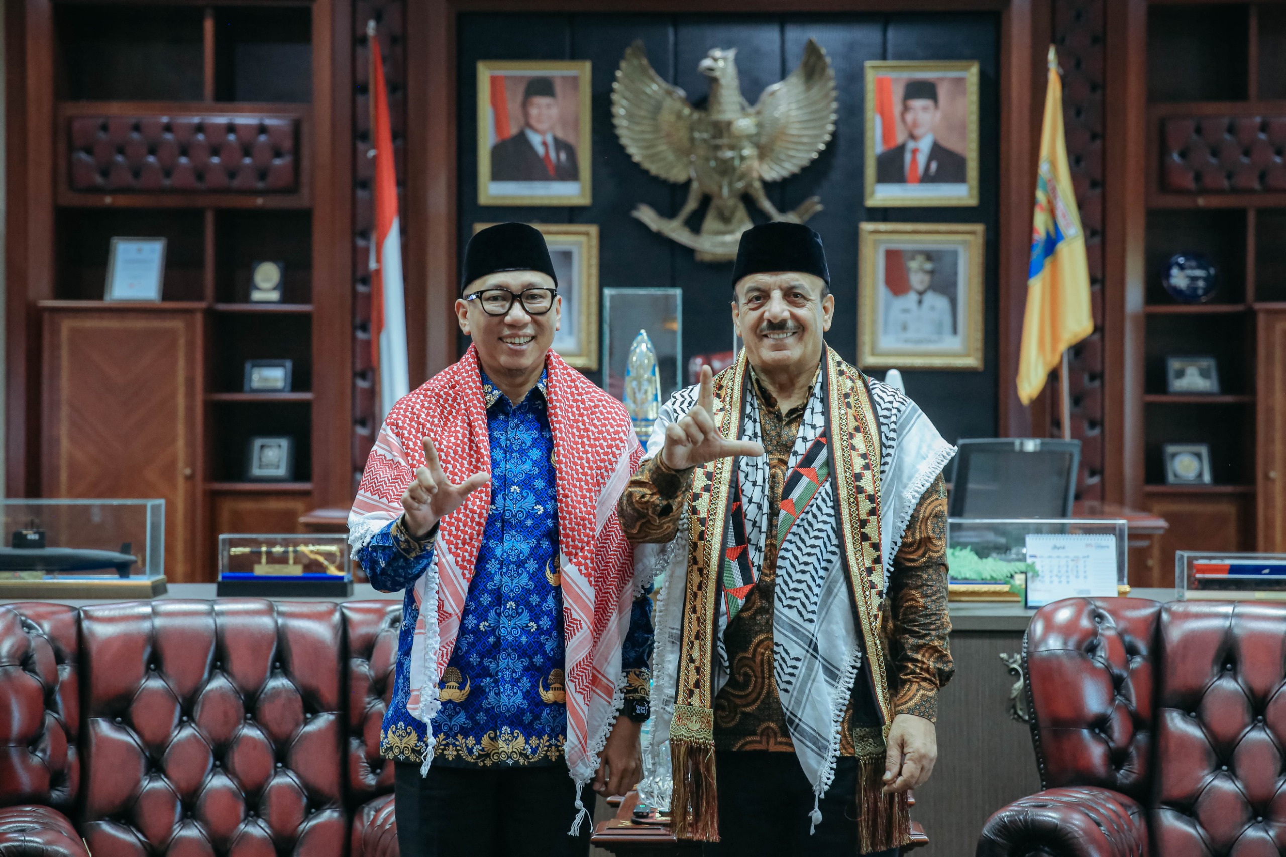 Terima Dubes Palestina, Gubernur Mirza: Solidaritas Lampung Lahir dari Ketulusan